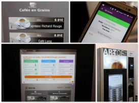 Une machine à café NFC HCE chez OBS